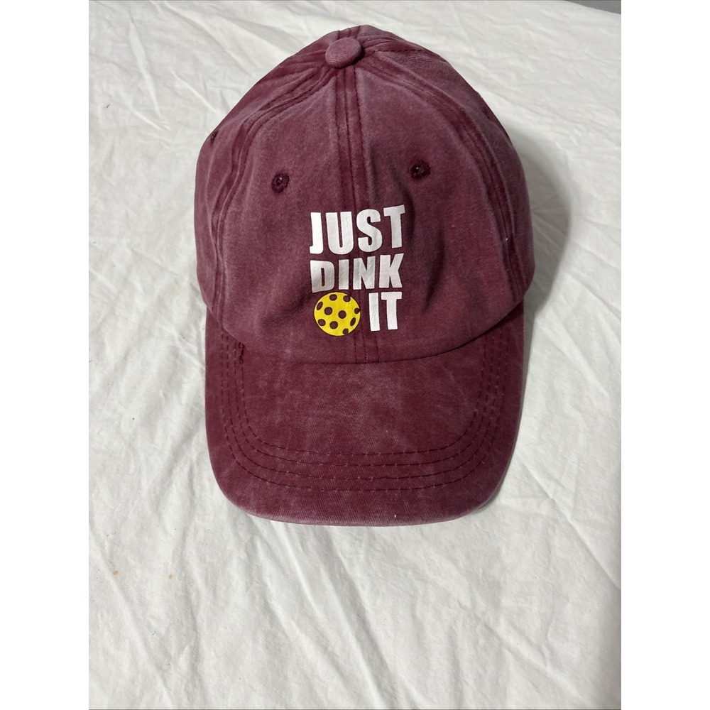Just‎ Dink It Snapback Faded Burgundy Hat NEW